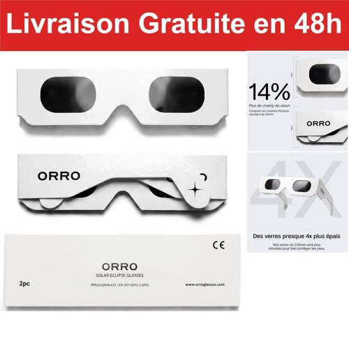 Lunettes éclipse solaire orro - lunettes,