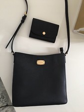 CHIC Sac Noir Bandoulière Épaule Plaque Doré MICHAEL KORS