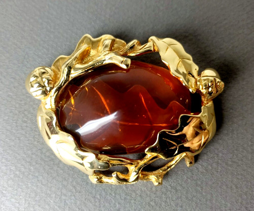 Ancienne grosse broche signé - grosse,