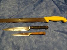 lot=3piéces =couteau a dent ,professionnel ou cuisinier neuf +2à désosser 