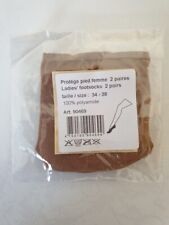 PROTEGE PIED FEMME 2 PAIRES TAILLE 34-38 COULEUR CHAIR 