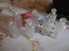 7 Flacons apothicaire (