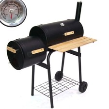 56510 Barbecue à Charbon de Bois BBQ Fumoir Smoker Portable Grill de Jardin