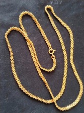 Grand Collier plaqué or jaune