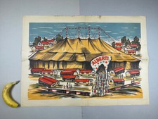 Affiche cirque 1965 Alberti  , Vintage German circus poster , zirkus plakat