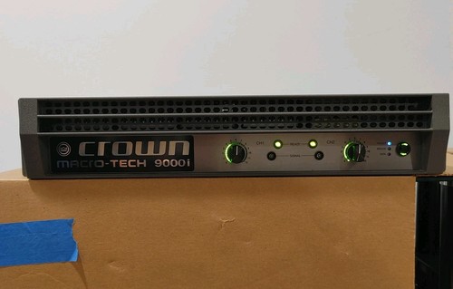 Crown macro tech 9000i - macro-tech,