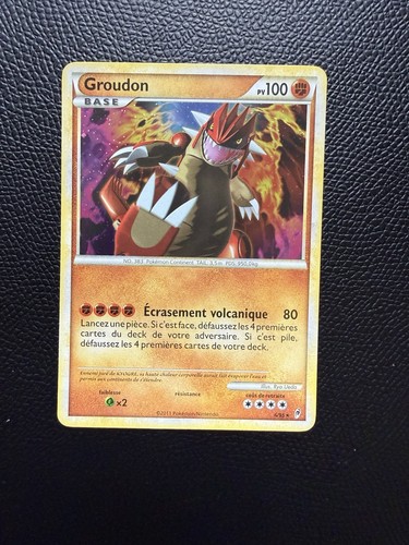 Carte pokémon groudon 95 - pokémon, 6/95