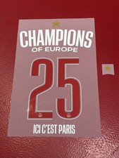 Flocage Officiel PSG Champion