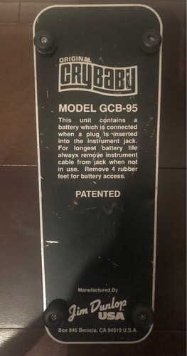 Junk jim dunlop - crybaby, gcb-95