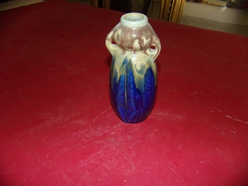 Vase grès signé - , grès,