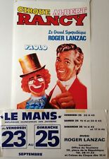 AFFICHE CIRQUE ALBERT RANCY