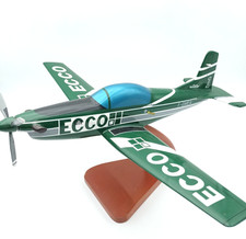 Avion Publicitaire PILATUS PC-7 F.GMEA 1/48 ECCO 1994 - agence PLV - 40cm