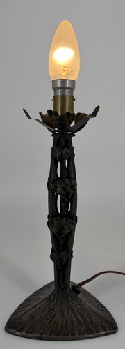 Lampe art déco fer forgé - lampe,