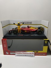 Ferrari F1-75 Leclerc Monza 2022 1/18 + Figurine Driver
