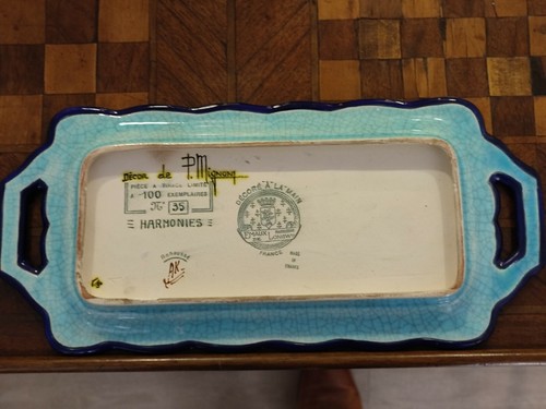Plat cake longwy - a, tirage