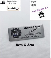 Logo AMG Affalterbach Mercedes Special Edition 8cmX3cm Chrome