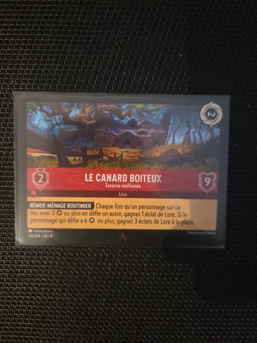 Carte lorcana canard - le,