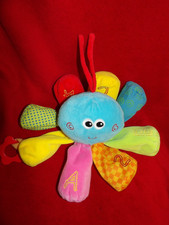 Doudou Peluche Pieuvre Bleue