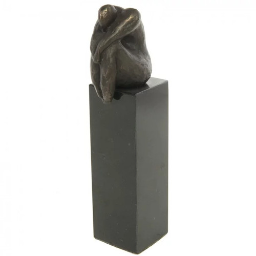 Statue patine bronze antique