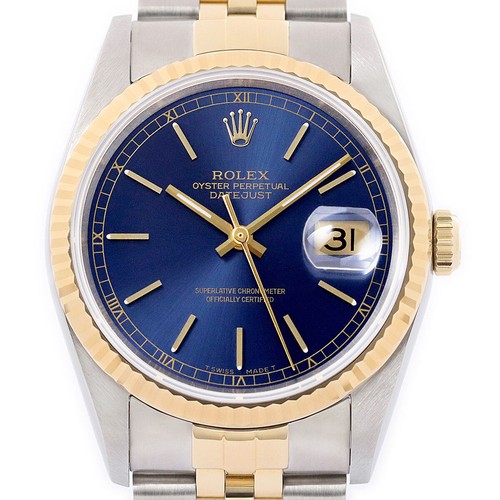 Rolex datejust cadran bleu - datejust,