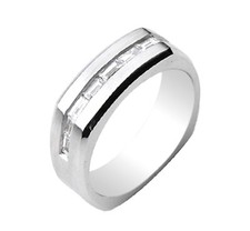 Homme Émeraude Diamant Bague