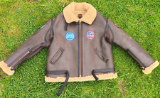 Blouson aviateur en cuir lisse homme Taille 50 Cockpit USA Royal Air Force