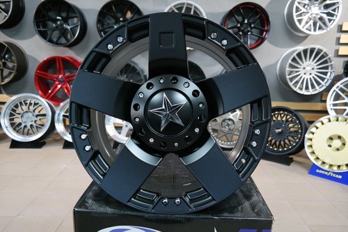 Roues noires matt - noires, xd775