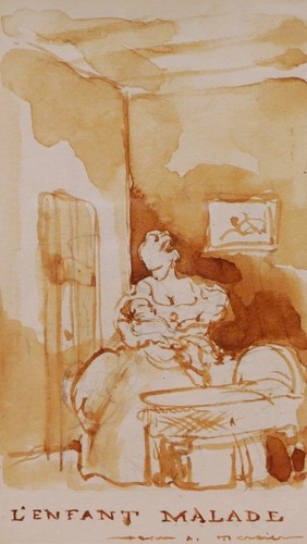 Jean adrien mercier dessin - jean,