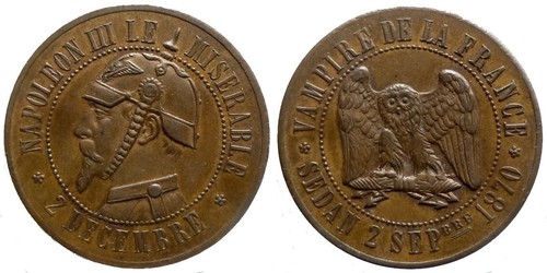 Napoleon iii centimes - 10,