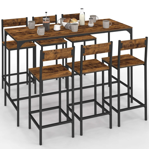 Ensemble table haute bar - haute, de