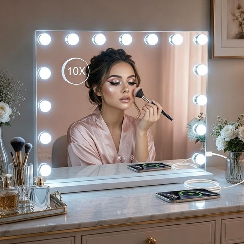 Miroir coiffeuse maquillage - coiffeuse,