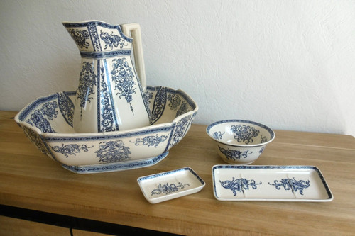 Ensemble toilette porcelaine - ensemble,