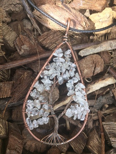 Pendentif cristal roche - pendentif, de