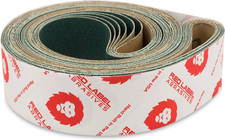 2 X 72 Inch 80 Grit Metal Grinding Zirconia Sanding Belts, 6 Pack