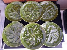 Lot de 6 assiettes à huîtres