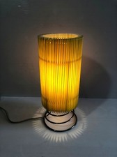 Lampe chevet Ambiance  Abat jour plissé Accordéon  Vintage An 70's