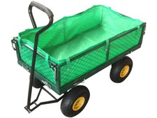 CHARIOT DE JARDIN CHARIOT DE TRANSPORT A MAIN REMORQUE A MAIN MAX 200KG + BACHE!