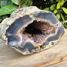 Géode d'Agate/Améthyste -