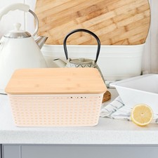 Lot de 2 bacs de rangement pour pommes de terre oignons – Contenants