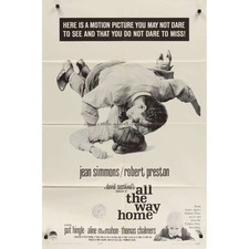 ALL THE WAY HOME Affiche de film 69x104  - 1964 - Alex Segal, Jean Simmons