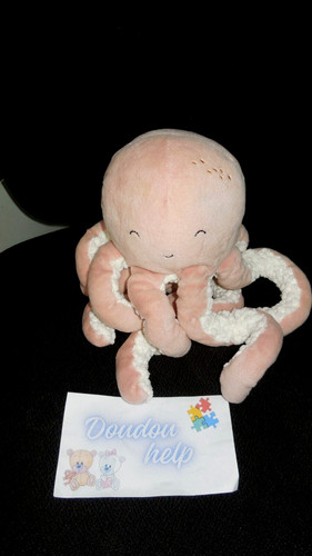 Doudou peluche pieuvre poulpe - pieuvre,