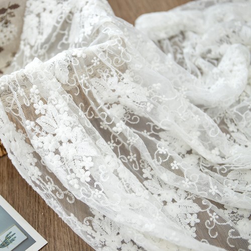 Fleur dentelle tissu - dentelle,
