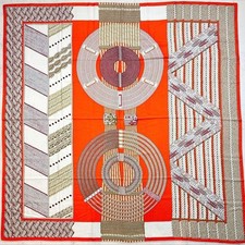 HERMES Cashmere Silk Scarf