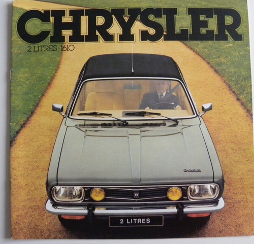 Brochure grand format chrysler - brochure,