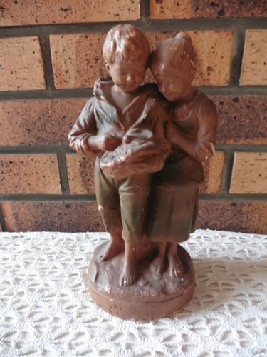 Ancienne statuette terre cuite