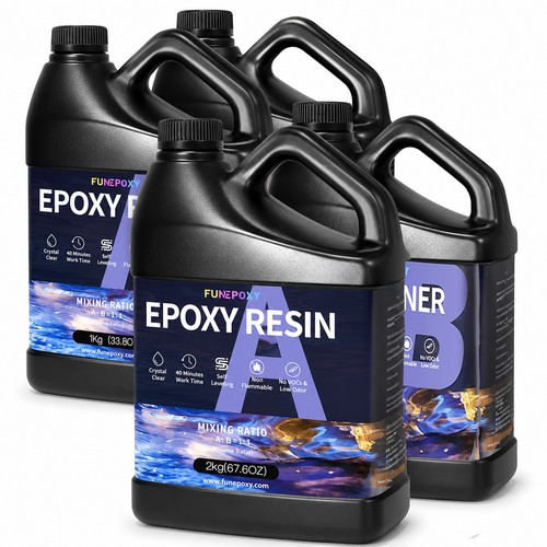 Fast cure clear epoxy - 2:2,