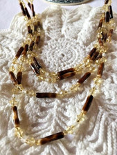 Collier ancien 4 rangs perles