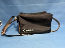 Sacoche CANON Appareil Photo Caméra Bandoulière Années 1980’s  / Noir -Marron ?