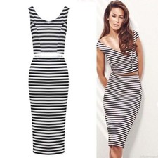 Robe moulante sans manches