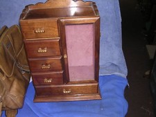 Doll Display Wardrobe Or Jewelry Box Hand Crafted